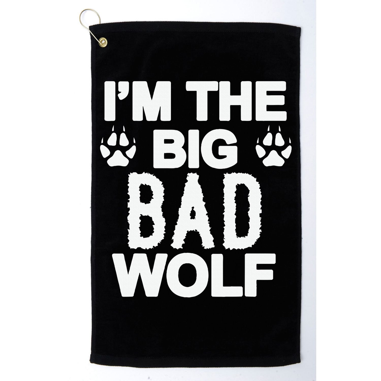 Big Bad Werewolf Wolf Lover Dog Golf Towel