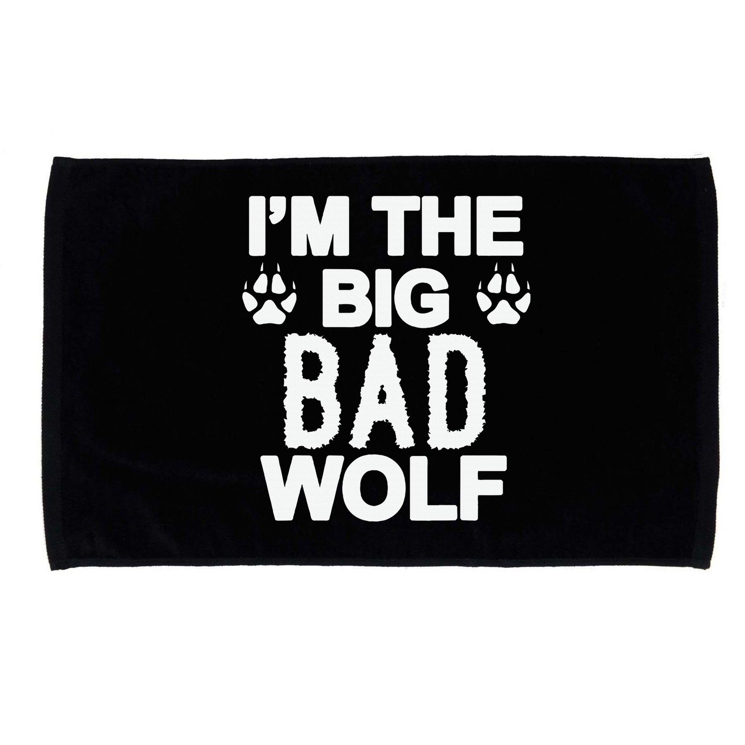 Big Bad Werewolf Wolf Lover Dog Microfiber Hand Towel