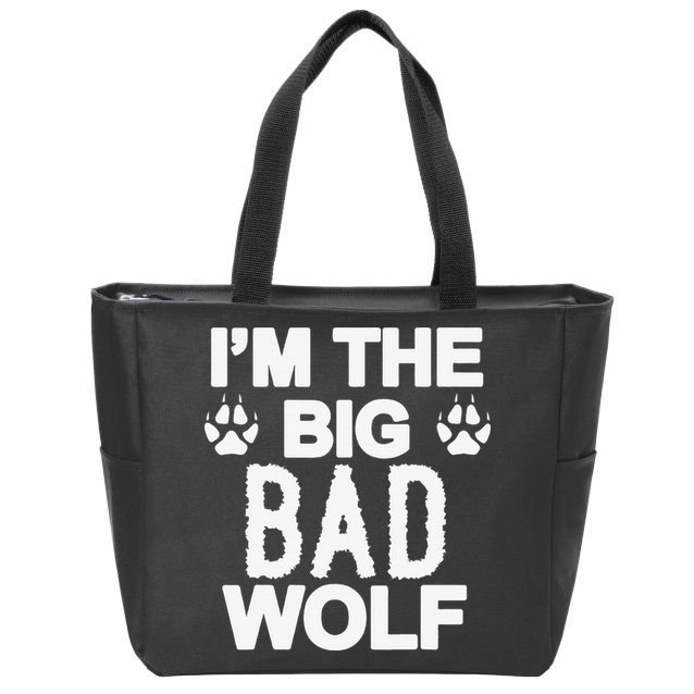 Big Bad Werewolf Wolf Lover Dog Zip Tote Bag