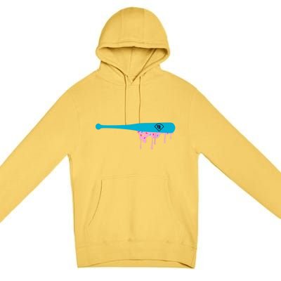 Baseball Bat With Sprinkles Drip Premium Pullover Hoodie