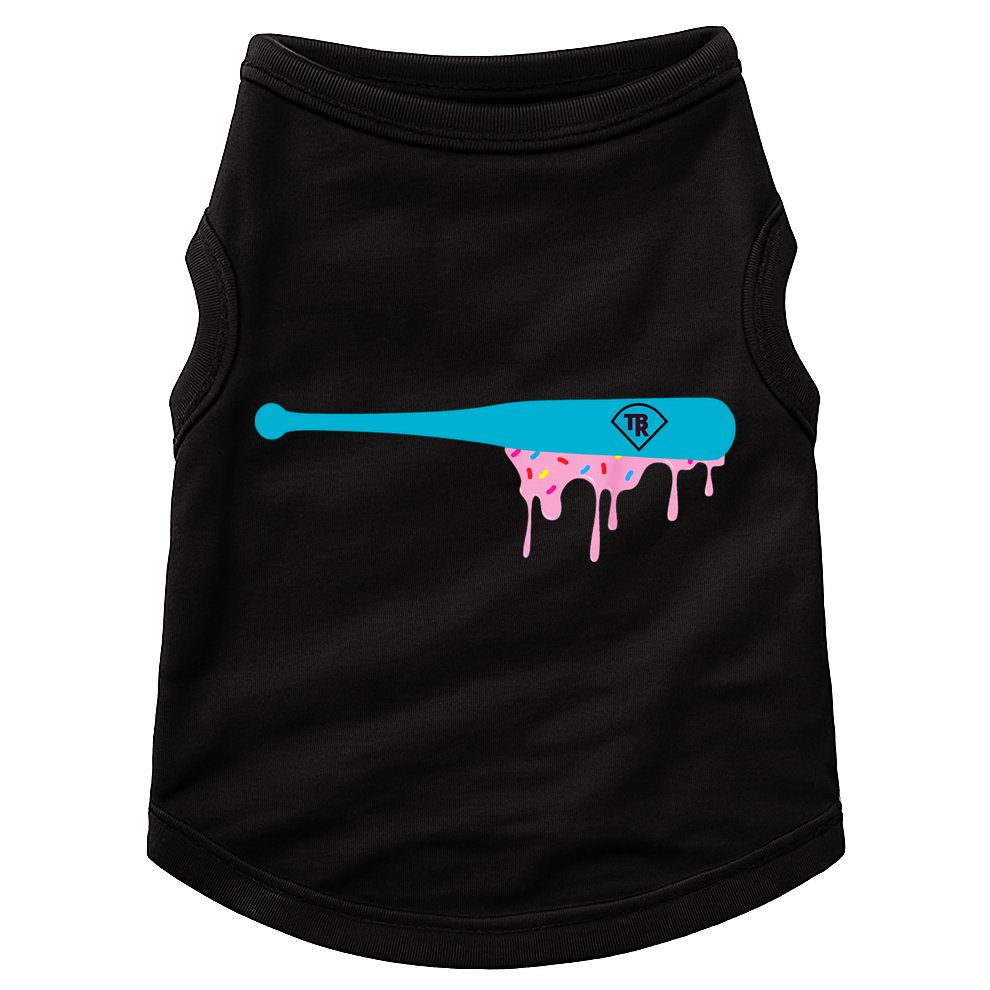 Baseball Bat With Sprinkles Drip Doggie Tank