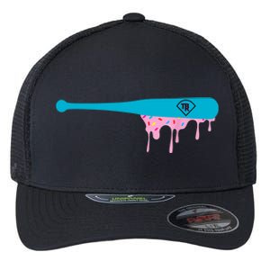 Baseball Bat With Sprinkles Drip Flexfit Unipanel Trucker Cap