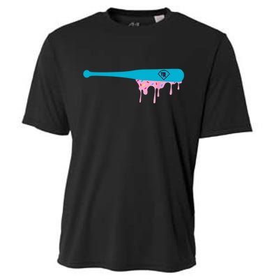 Baseball Bat With Sprinkles Drip Cooling Performance Crew T-Shirt