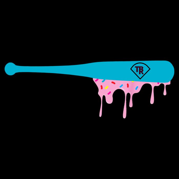 Baseball Bat With Sprinkles Drip Performance Shirt