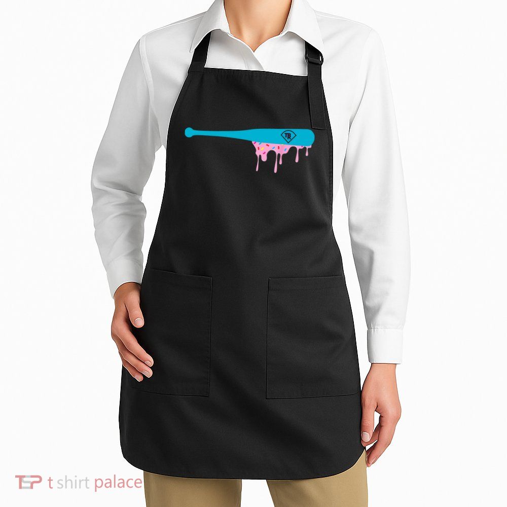 Baseball Bat With Sprinkles Drip Apron
