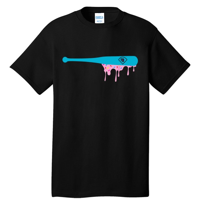 Baseball Bat With Sprinkles Drip Tall T-Shirt