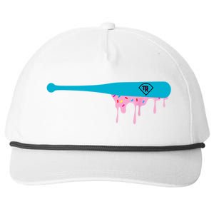 Baseball Bat With Sprinkles Drip Snapback Five-Panel Rope Hat