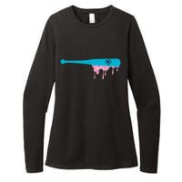 Baseball Bat With Sprinkles Drip Womens CVC Long Sleeve Shirt