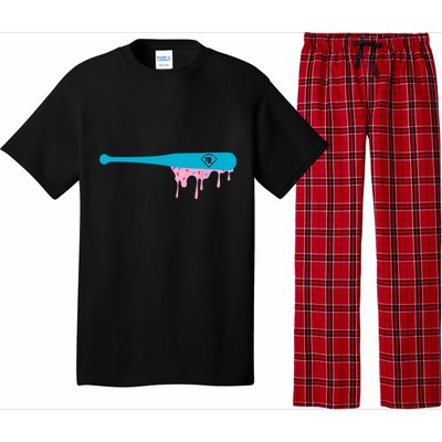 Baseball Bat With Sprinkles Drip Pajama Set