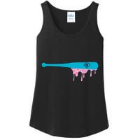 Baseball Bat With Sprinkles Drip Ladies Essential Tank