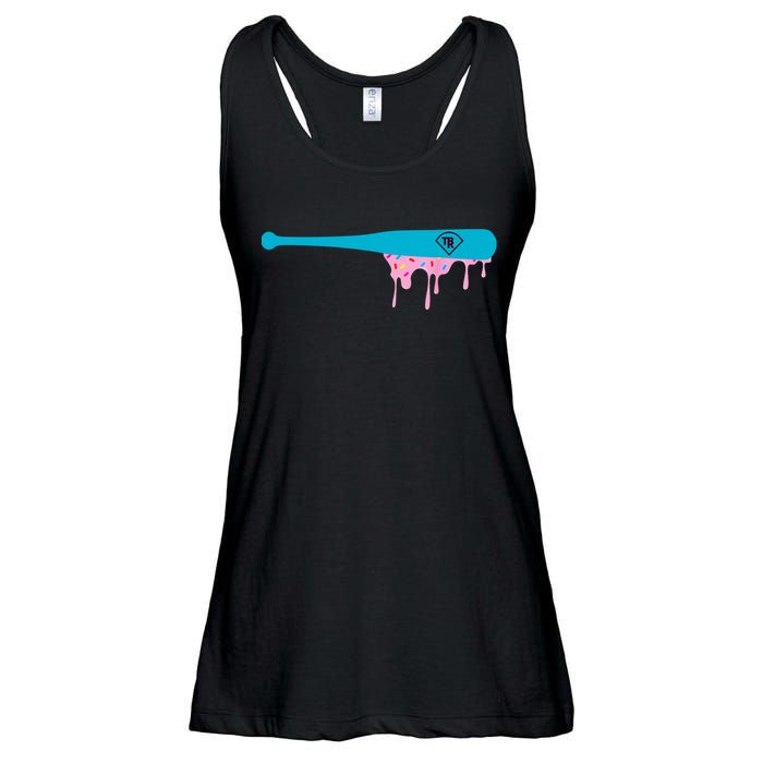 Baseball Bat With Sprinkles Drip Ladies Essential Flowy Tank