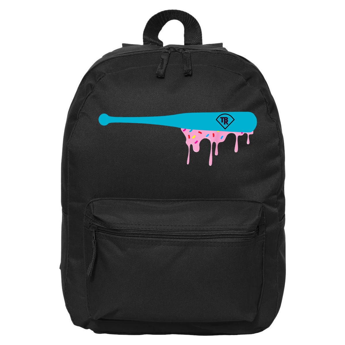 Baseball Bat With Sprinkles Drip 16 in Basic Backpack