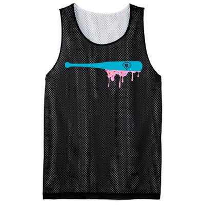 Baseball Bat With Sprinkles Drip Mesh Reversible Basketball Jersey Tank