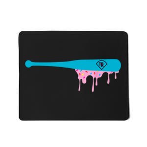 Baseball Bat With Sprinkles Drip Mousepad