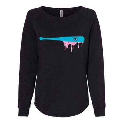 Baseball Bat With Sprinkles Drip Womens California Wash Sweatshirt