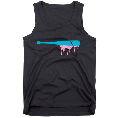 Baseball Bat With Sprinkles Drip Tank Top