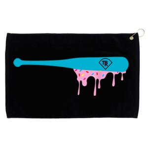 Baseball Bat With Sprinkles Drip Grommeted Golf Towel