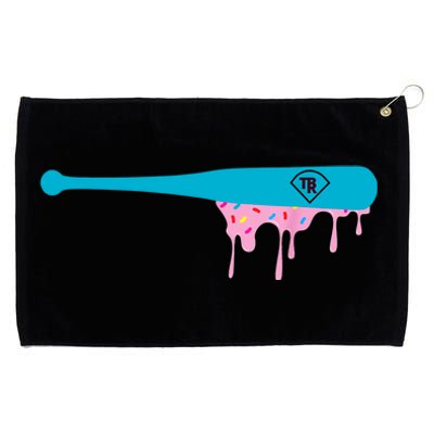 Baseball Bat With Sprinkles Drip Grommeted Golf Towel