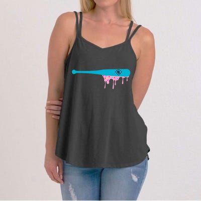 Baseball Bat With Sprinkles Drip Women's Strappy Tank