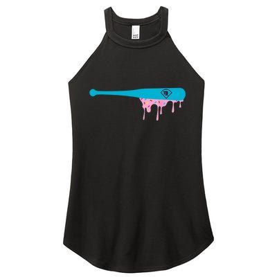 Baseball Bat With Sprinkles Drip Women’s Perfect Tri Rocker Tank