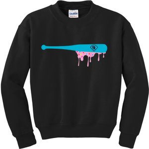 Baseball Bat With Sprinkles Drip Kids Sweatshirt