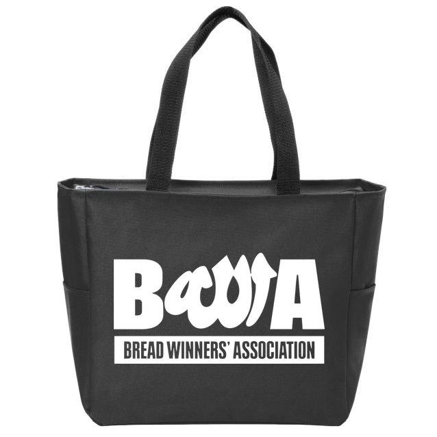 Bwa Bread Winners Association Zip Tote Bag