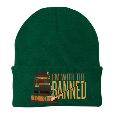 Banned Books Week Librarian IM With The Banned Knit Cap Winter Beanie