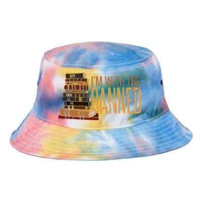 Banned Books Week Librarian IM With The Banned Tie Dye Newport Bucket Hat