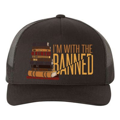 Banned Books Week Librarian IM With The Banned Yupoong Adult 5-Panel Trucker Hat