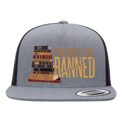 Banned Books Week Librarian IM With The Banned Flat Bill Trucker Hat