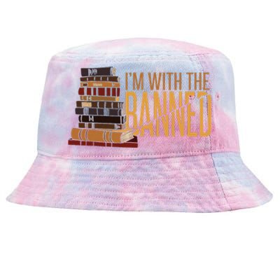 Banned Books Week Librarian IM With The Banned Tie-Dyed Bucket Hat