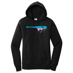 Baseball Bat With Sprinkles Drip Women's Pullover Hoodie