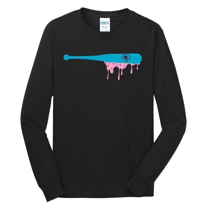 Baseball Bat With Sprinkles Drip Tall Long Sleeve T-Shirt