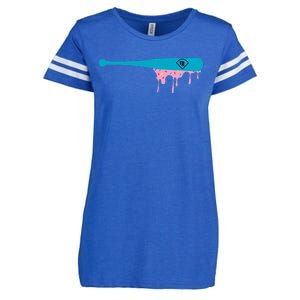 Baseball Bat With Sprinkles Drip Enza Ladies Jersey Football T-Shirt