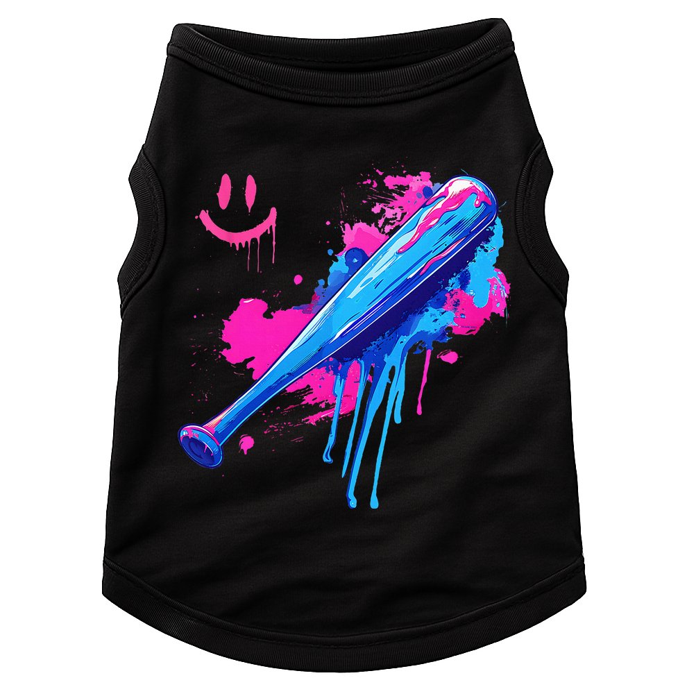 Baseball Bat With Sprinkles Drip Doggie Tank
