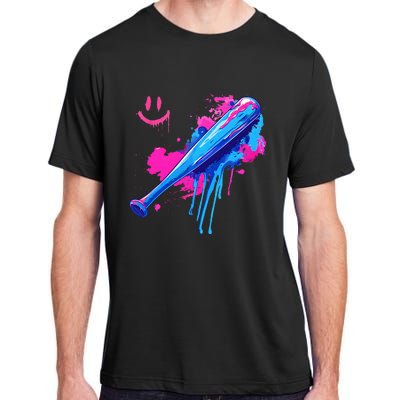 Baseball Bat With Sprinkles Drip Adult ChromaSoft Performance T-Shirt