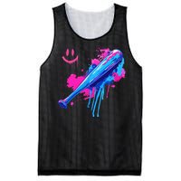 Baseball Bat With Sprinkles Drip Mesh Reversible Basketball Jersey Tank