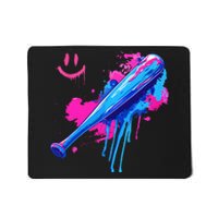 Baseball Bat With Sprinkles Drip Mousepad