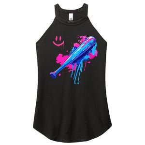 Baseball Bat With Sprinkles Drip Women's Perfect Tri Rocker Tank