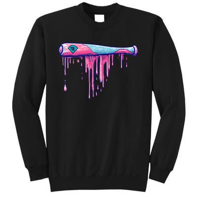 Baseball Bat With Sprinkles Drip Sweatshirt