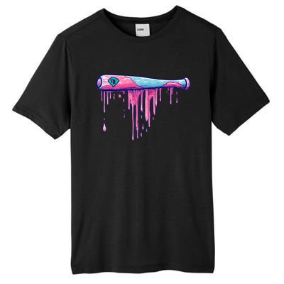 Baseball Bat With Sprinkles Drip Tall Fusion ChromaSoft Performance T-Shirt