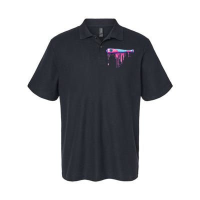 Baseball Bat With Sprinkles Drip Softstyle Adult Sport Polo