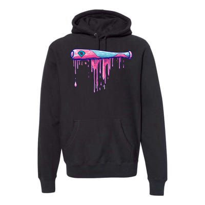 Baseball Bat With Sprinkles Drip Premium Hoodie