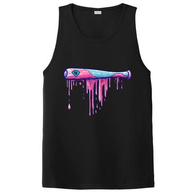 Baseball Bat With Sprinkles Drip PosiCharge Competitor Tank