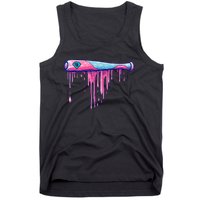 Baseball Bat With Sprinkles Drip Tank Top