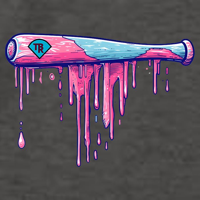 Baseball Bat With Sprinkles Drip Vector Backpack