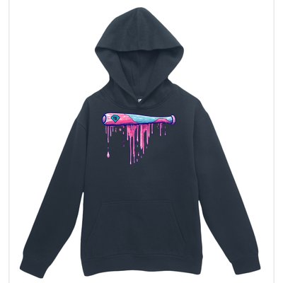 Baseball Bat With Sprinkles Drip Urban Pullover Hoodie