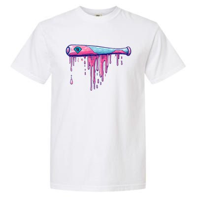 Baseball Bat With Sprinkles Drip Garment-Dyed Heavyweight T-Shirt