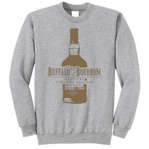 Buffalo Bourbon Whiskey Bottle Large Logo Tall Sweatshirt