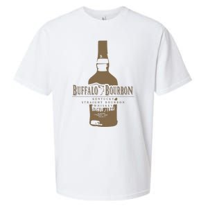 Buffalo Bourbon Whiskey Bottle Large Logo Sueded Cloud Jersey T-Shirt